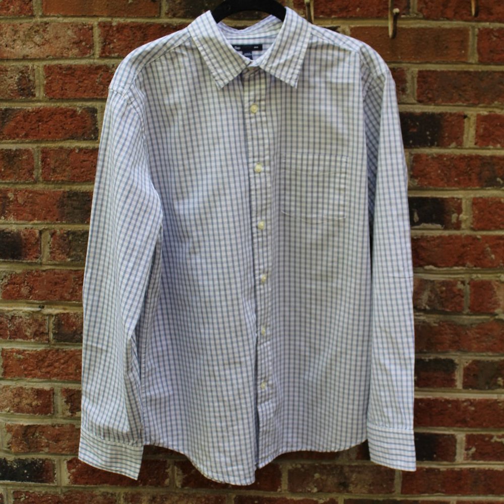 Gap L/Sleeve Button Shirt / Men's Medium